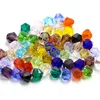 Charm Bracelets Big Bag Colorful 4mm Bicone Crystal Beads Glass Loose Spacer Bracelet Jewelry DIY Making Accessories G