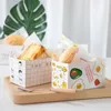 Gift Wrap 50pc Food Hamburger Wrapping Box Packaging Cake Toast Bread Sandwich Disposable Container Oilpaper Paper Tray Packing Boxes