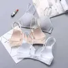 Bras Soutiens-gorge femmes sans couture soutiens-gorge Sexy dentelle sans fil Bralette couleur unie femme sous-vêtements fille Push Up Lingerie brassière A B tasse bustier tubulaire YQ240203