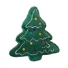 Travesseiro bonito árvore de natal brinquedo de pelúcia macio sofá decorativo plushies adereços decoração de festa em casa presente