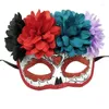 Party Masks Mexico Day Of The Dead Masquerade Ball Halloween Mask Cosplay Women Performance Accessories With Flower Ghost