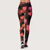 Leggings pour femmes Saint Valentin Femmes Pantalons imprimés personnalisés pour courir Cadeau Lovers Couple Vêtements