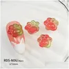 Nagelkonstdekorationer 30 datorer björnar- söta charms delar för naglar 3D transparenta strass tillbehör Diy Design Manicure Drop Deliver Otpmh