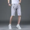 Jeans masculinos designer moda denim shorts verão fino macio elástico versátil alta moda cinco pontos calças homens 0mrj