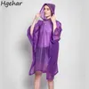 Regenjassen Transparante capuchon Dames Outdoor Reizen Wandelen Poncho Waterdichte regenhoes Herbruikbaar Fietsen Eenvoudige regenkleding Kamperen