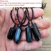 Pendant Necklaces Natural Black Tourmaline Stone Necklace Fashion Gift Original Jewelry Specimen Ore Accessori M3G2