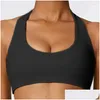 Yoga Outfit Rembourrage Loisirs Bras Beauté Dos Entraînement Débardeur Pour Femmes Sans Couture Soutien-Gorge Confort Doux Fitness Plus Taille Sports Drop D Otvyl