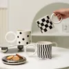 Mugs Big Ears Nordic Coffe Mug Anti Scalding Milk Breakfast Coffee Cup School Office Home Creative Birthday Gift Water