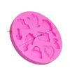 Moldes de cozimento M0132 ferramenta de bolo mulher cabelo beleza maquiagem ferramentas pente espelho silicone fondant molde decoração