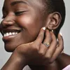 Klasik tasarımcı yüzüğü kadın için 925Silver Elmas Yüzük Çift Yüzük Yıldızlar Güneş Yüzükleri Alyans Yıldönümü Takı Hediyesi