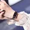 UTHAI CQ29 Damenuhr Armbanduhr Armbanduhr für Damenuhren Damen Damen Quarz Quadratisch elegant Strass Geschenk 240131