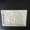 Baking Moulds Beach Rock Texture Simulation Stone Cake Border Silicone Mold Fondant Embossing Chocolate Mould Decorating Tools