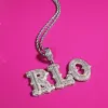 Necklaces CUSTOM Gothic Style Letters/Name Pendant Necklace Personalized Name Chain Gifts for Him&Her Bling Hip Hop Jewelry Birthday Gift