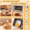 Baking Tools Air Fryer Disposable Paper Liner Set Parchment For Kitchen Non-stick With Oil Spray Bottle