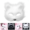 Party Supplies Fox Mask Blanknyc Clothing Masquerade Masks Bulk DIY Makeup Women Flannel Hand Painting Miss Therian