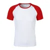 Camisetas masculinas sublimação camisa em branco tshirts de poliéster roupas de várias cores de várias cores para personalizar o logotipo da impressão imagem