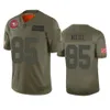 샌프란시스코의 '49ers'''men #10 Jimmy Garoppolo 85 George Kittle 16 Joe Montana 97 Nick Bosa Women Camo Custom Salute Service Limited Jersey