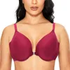 Sutiãs sutiãs frente fivela mulheres plus size 80-110 sutiã underwire sexy laço colete de volta lingerie roupa interior feminino bralette tops grande peito yq240203