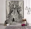 Tapestries Tarot Card Tapestry Wall Hanging Astrology Divination Background Cloth Bedspread Beach Mat Bohemian Home Decoration
