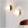 Lampa ścienna nowoczesne szklane szklane światło kinkietowe do salonu aisel korytarz sypialnia łazienka dekoracja domu