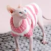 Pet Cat Clothes Winter Autumn Warm Cats tröja Jumper Sphynx Dog Hoodie Kläder Pullover Knippad skjorta för kattkattunge leveranser 240130