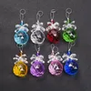 8PCS Crystal Suncatcher Ball Hanging Fengshui Pendant Angel Handmade Ornament Wedding Home Garden Decoration 240122