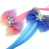 Hair Accessories Lovely Headdress Fake Braid Headwear Snowflake Bow Korean Style Children Hairpin Girl Wig Clip Bangs Accessory