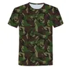 Men's T Shirts Summer Fashion And Women's Children's T-shirt Camouflage 3d Printed Military Fan Uniform Casual Sports Breathable Thin Top