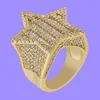 Mens Gold Ring Stones de haute qualité Fashion Fashion Fashion Hip Hop Silver Rings Bijoux3456366