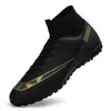 Chaussures de football de qualité en gros CRonaldo chaussures de football Assassin Chuteira Campo TFAG Sneaker Futsal formation 240130