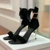 Designer BAL savia sandals luxury B decoration gold hardware uma slender high heel party dress shoes Women gladiator high heel sandals