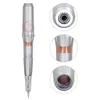 Quality Silver Tattoo Pen Dermograph Permanent Makeup Eyebrow Eyeliner Lip Pen Beauty Tattoo Machine with 5 Levels Speed 240122