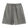 SS Neue SSENTIA Shorts Sporthosen Herren High Street Kordelzug Reflektierende Lose Capris Vielseitige Strandhosen