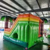 4x4 m Trampolins ao ar livre infláveis infláveis casas desenho animado trampolim jumping castle com slide pvc bounce combin