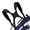 Trening golfowy Pomoc Backpack Nylon Straps Regulowany podwójne torba na ramię Akcesoria na zewnątrz trwałe