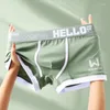 Calzoncillos 6 unids/lote bragas de moda para hombre BoxerShorts de algodón letras hombre ropa interior Boxers transpirable U convexo masculino de gran tamaño