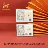 Pendenti tiyinuo autentica Au750 Real 18K Oro in dotto Orecchini a ciondolo per pendente per donna per donna Regalo per la moda