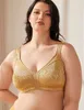 Bras Wingslove Plus Size Full täckning Trådlös mininisator BH Non-Padding Soft Comfy Womens Underwear Lingerie YQ240203