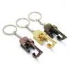 Keychains 20pcs Alloy 3D Three-dimensional Excavator Keychain Pendant Accessory Gift Car Accessories Trendy Charm For Girls