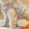 Hundkläder husdjur bomullsjacka söt blommig neddy maltese små kläder valp katt höst vinterprodukter