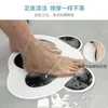 Bath Mats Panda Silicone Massage Pad Bathroom Anti-skid Foot Wash Dead Skin Removal Shower Room Floor Mat Back Rub Tool