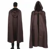 Casquettes de balle Cosplay Cape médiévale Halloween Cape capuche hommes à capuche pour la fête