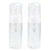 Storage Bottles 2Pcs 50ml Dispenser Bottle Travel Empty Water Hand Shampoo Portable Spray For Body Lotion Shower Cleanser ( White )