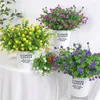 Decorative Flowers Artificial Plastic Gypsophila Lavender Fake Plants Wedding Home Garden Decoration Bridal Bouquet Pography Props House