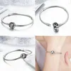 Charm Bracelets High Quality Authentic Silver Color Snake Chain Fine Bracelet Fit European For Women DIY Jewelry Making Gifts