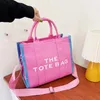 Kadınların Açık Alışveriş Çantaları Kumaş Tasarımcı Tote Çanta Strap Omuz Crossbody Çantalar Lady Spor Paketleri Orta Bagaj Günlük Çantalar