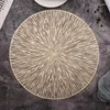 Table Mats Hollow Insulated Placemat Decoration Mat Western Instagram Dining Round Fireworks