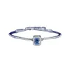 Swarovskis Bracelet Designer Femmes Original Qualité Charme Bracelets Saut Coeur Bonbons Bracelet Femelle Élément Cristal Carré Bracelet Femme