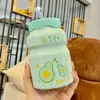 Mugs Ceramics 450ml Yogurt Water Bottle Girls Children Tour Fruit Drinking Kawaii Yakult Cup Cartoon Pictures