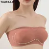 Bh's Bh's TALISYA.O Strapless Bh voor Vrouw Push Up Draadvrije Tube Top Naadloze onzichtbare Lingerie Zachte Sexy Dames Bralette Dropshipping YQ240203